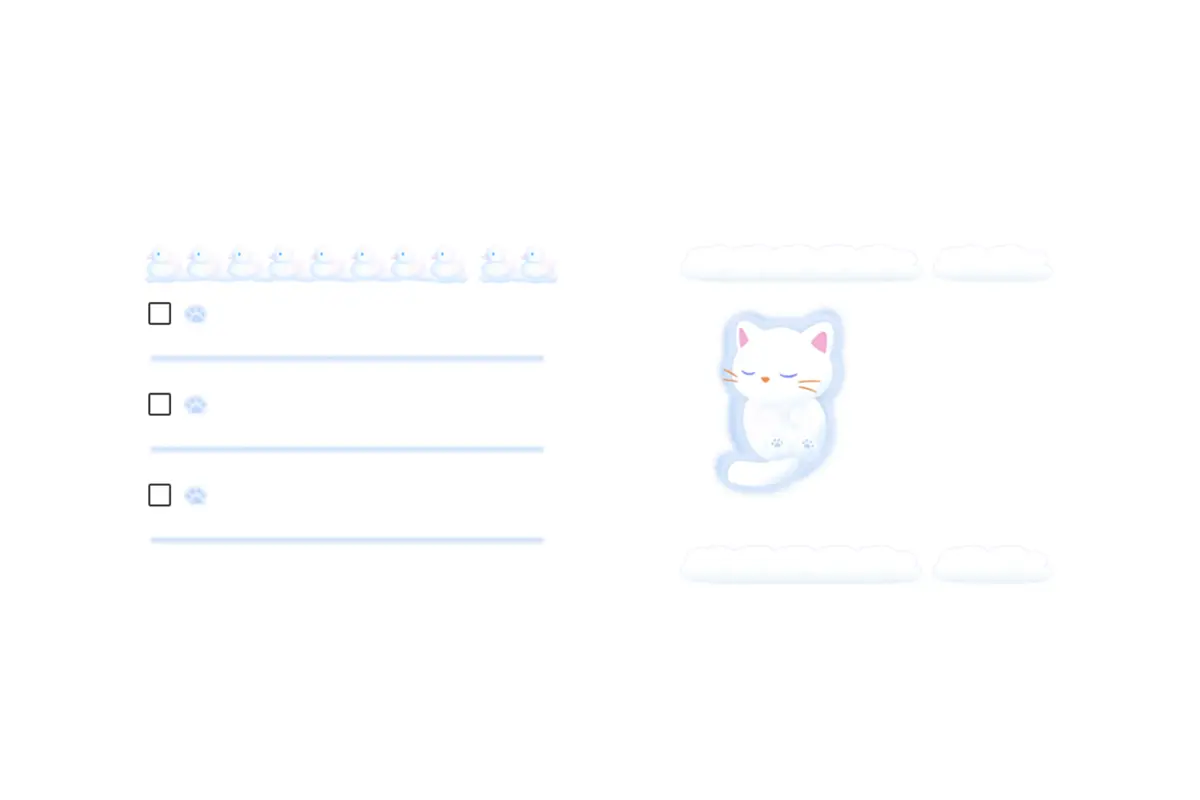 눈오리 눈냥이 겨울 노션 이모지 미리보기 2