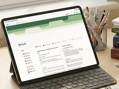 연구 노트 템플릿 피드백 반영 과정 썸네일